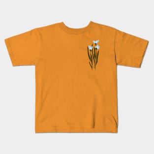 blue meadow flowers Kids T-Shirt